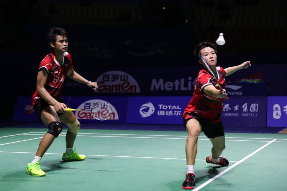 Badminton: Indisches Mixeddoppel