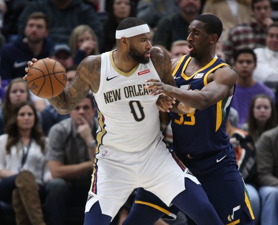 DeMarcus Cousins (l.) spielte in der vergangenen Saison noch für die New Orleans Pelicans.