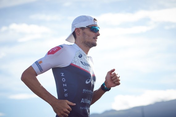 Jan Frodeno on his way to the third Ironman victory in Hawaii