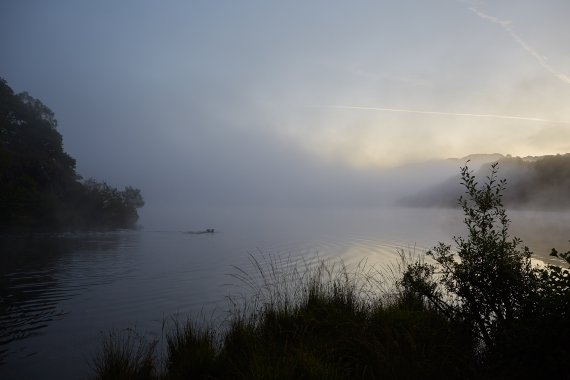 Lake Dinas in Wales