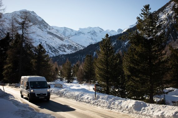 Bus in St. Moritz