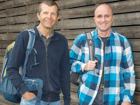 Robert Schieferle (left) succeeds Martin Riebel as Managing Director of Deuter Sport GmbH.