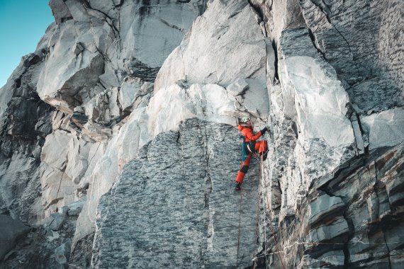 Solo mountaineer Jost Kobusch talks about his experiences on rock at the ISPO Re.Start Days