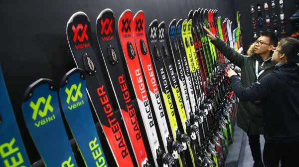 Gefragt: Ski-Produkte bei der ISPO Beijing.